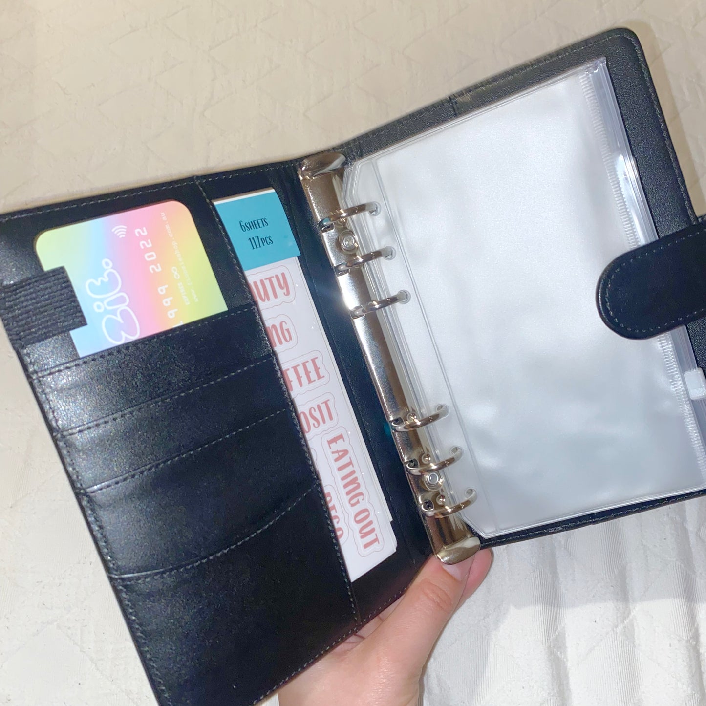 CASH ORGANISER BLACK